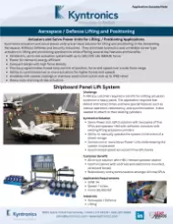 Shipboard Panel Lift System