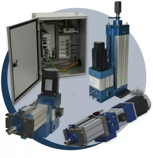 Kyntronics Actuators In 3 Configurations with Controller