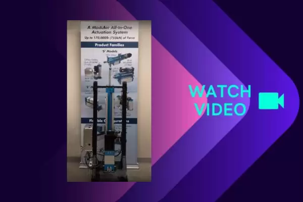 SMART Electro-Hydraulic Actuator – Compound Move and Force Control